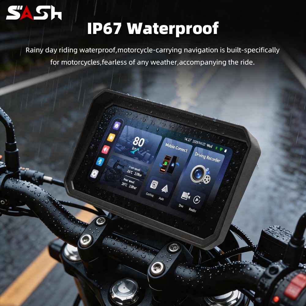 S10 Quick Detachable Smart Riding Display with Carplay and Android Auto - Image 2