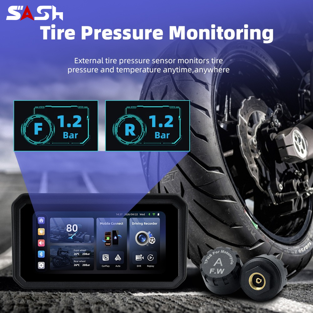 S10 Quick Detachable Smart Riding Display with Carplay and Android Auto - Image 4